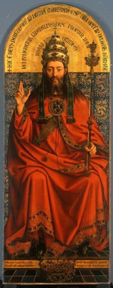 God the Father (after The Ghent Altarpiece), 1558, Michiel Coxcie
