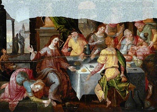 Mary Magdalene Washing Christ's Feet, , Michiel Coxcie