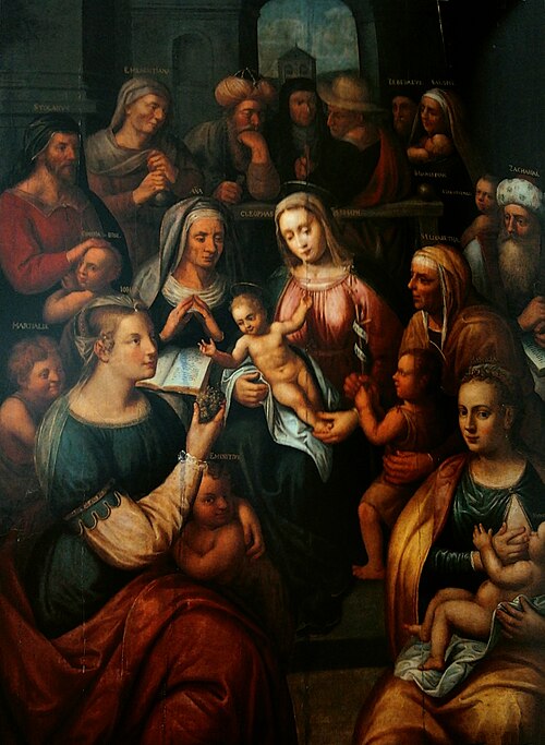 Family of Mary., 1550, Michiel Coxcie