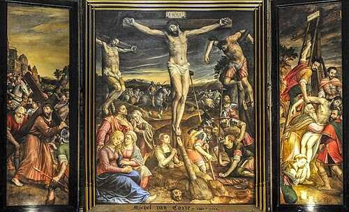 The Crucifixion, 1550, Michiel Coxcie