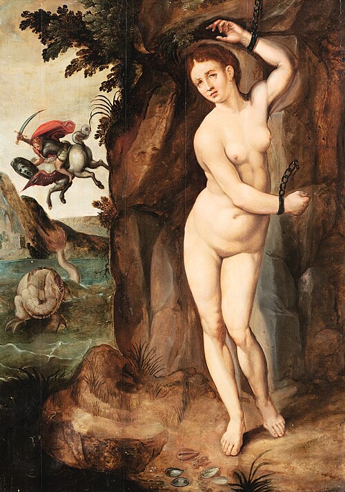 Perseus freeing Andromeda, 1550, Michiel Coxcie