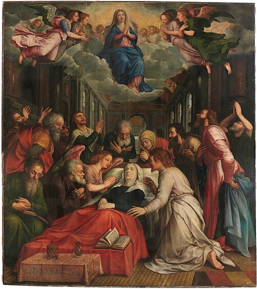 The Death of the Virgin, 1550, Michiel Coxie