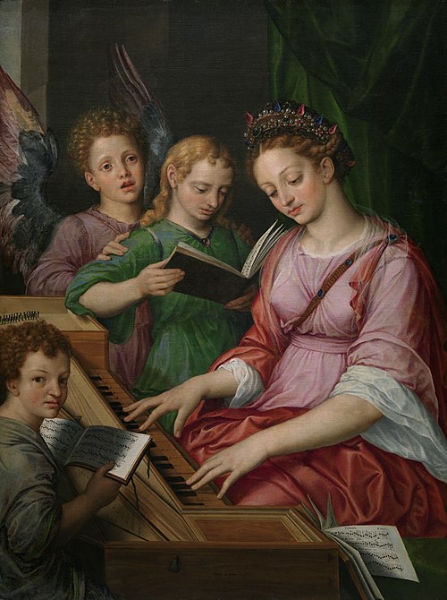 Saint Cecilia, 1569, Michiel Coxie