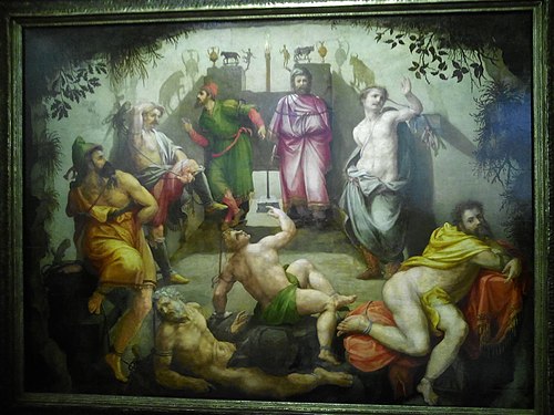 La Grotte de Platon, 1550, Michiel Coxcie