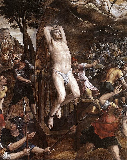 Saint George's martyrdom, 1580, Michiel Coxie