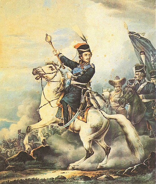 Porträt des Matvei Platov (1747-1820), 1812, Aleksander Orłowski