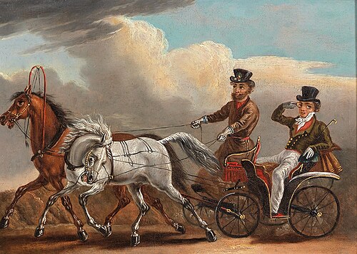 Follower Wild Carriage Ride, 1832, Aleksander Orłowski