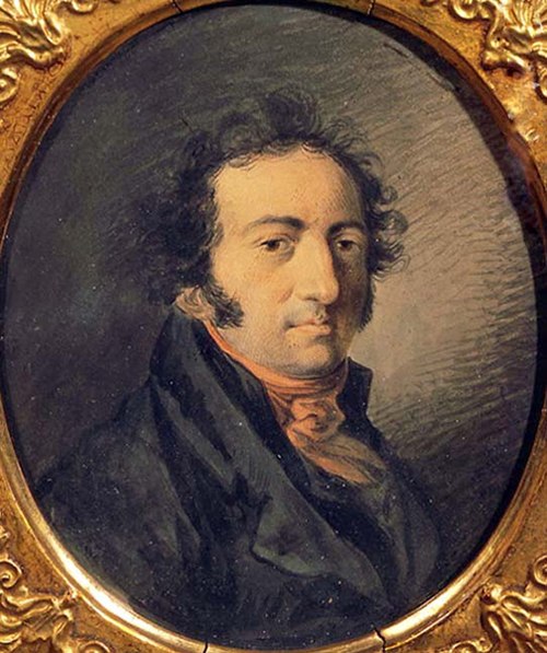 Portrait of the artist Alexander Molinari (1772-1831), 1816, Aleksander Orłowski