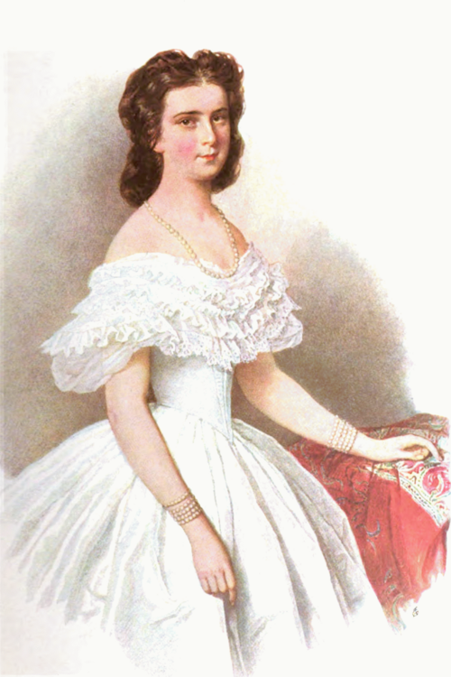 Kaiserin Elisabeth von Österreich, 1865, Josef Kriehuber