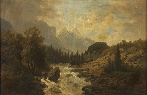 Waldlandschaft, 1863, Josef Kriehuber