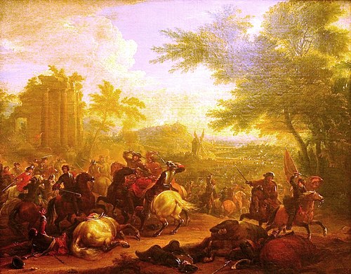 The battle of Cassano 1705 (War of the Spanish Succession), , Jean-Baptiste Martin