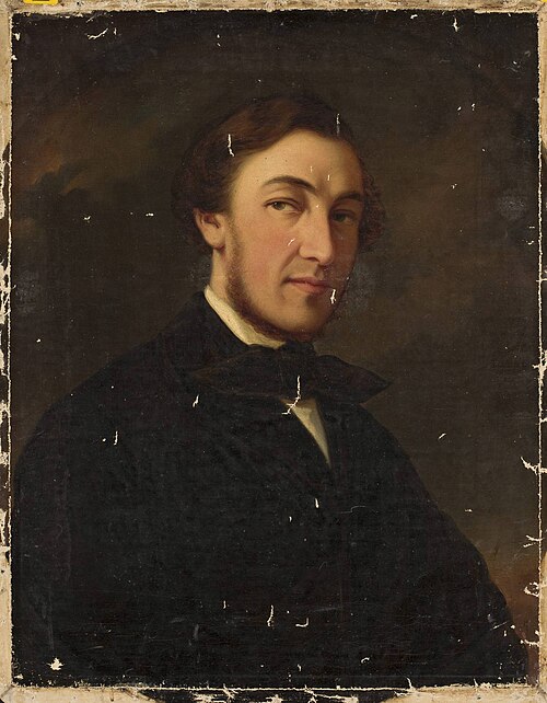 Portrait of a man, 1856, Władysław Majeranowski