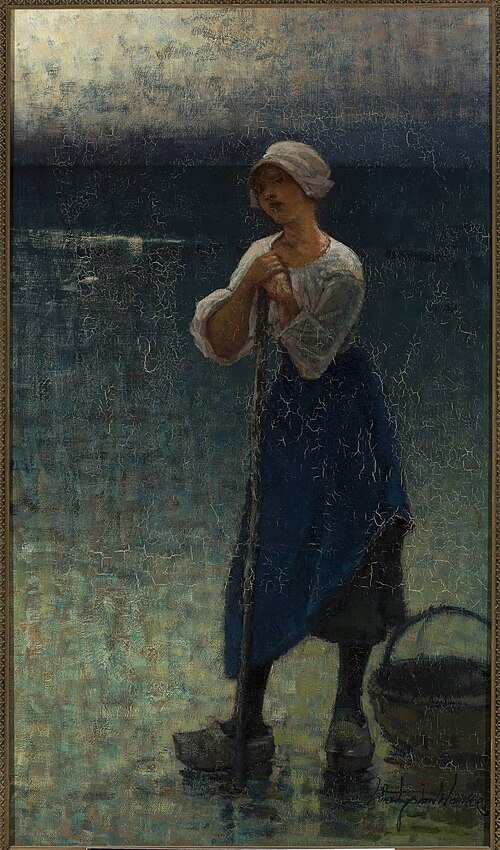Green fisherwoman, , Władysław Wankie