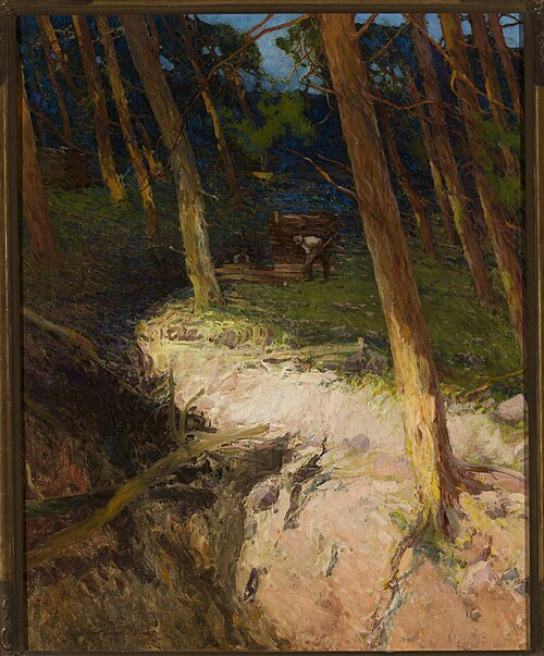 In the forest, , Władysław Wankie