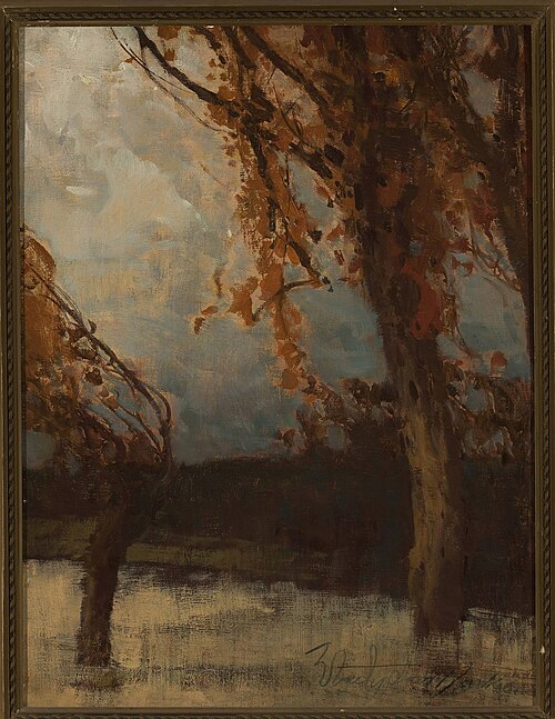 Autumn trees, 1920, Władysław Wankie