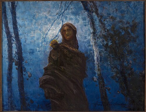 Moon night, 1922, Władysław Wankie