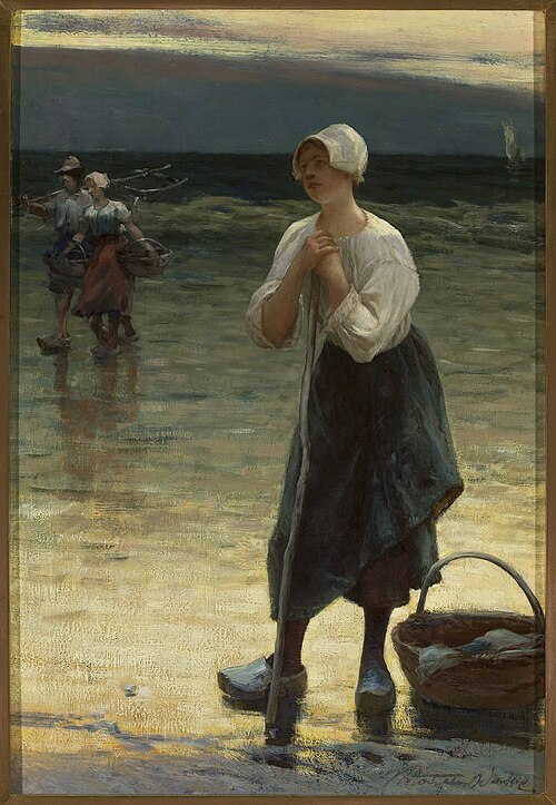 La Pêcheuse bretonne., 1893, Władysław Wankie