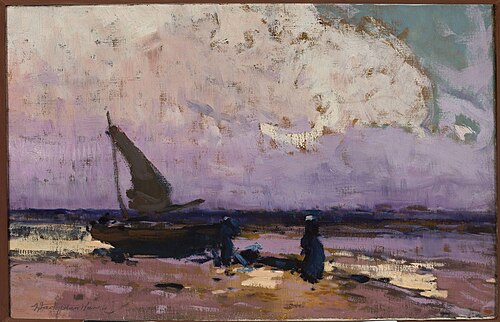 Mer et voilier., 1901, Władysław Wankie