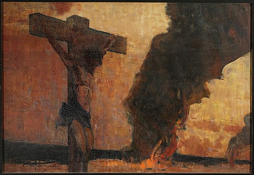 Christ en croix, 1902, Władysław Wankie