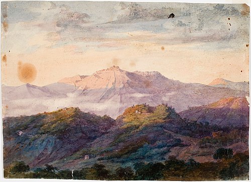 Landscape from the Sabine Mountains, , Robert Wilhelm Ekman