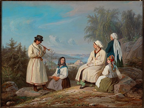 The Peasantry from Kurkijoki, , Robert Wilhelm Ekman