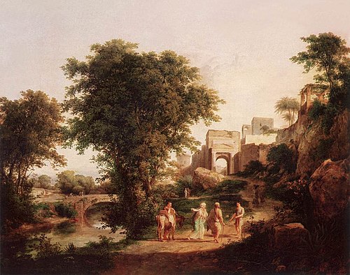 From the Pearl of Holy Antiquity, 1833, Károly Markó