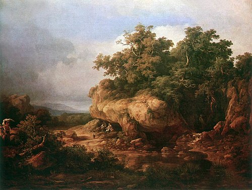 The Roman Campagna near Ceraites, 1843, Károly Markó