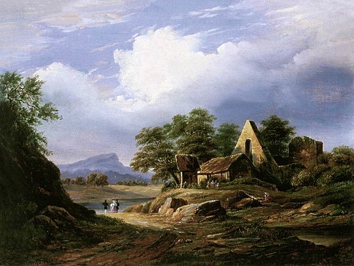 Excursion dans la campagne italienne, 1862, Károly Markó