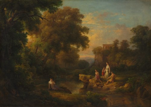 Diana and Her Nymphs, 1853, Károly Markó