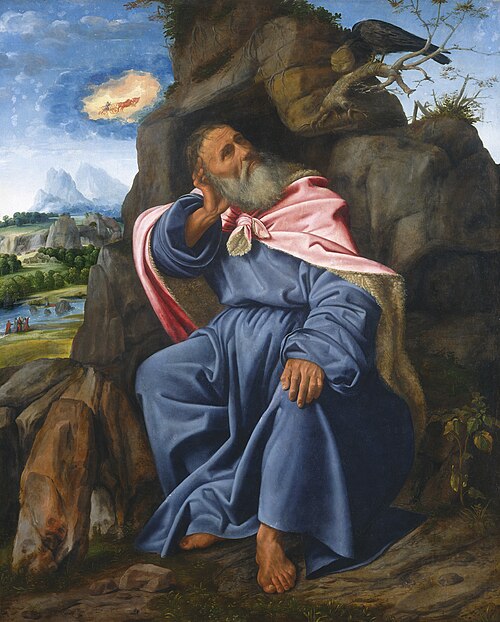 Elijah Fed by the Raven, 1510, Giovanni Girolamo Savoldo