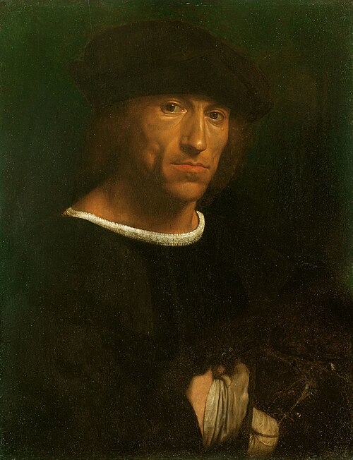 Portrait of a Man with a Hawk, 1512, Giovanni Girolamo Savoldo