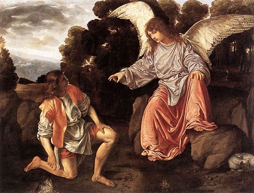 Tobias and the Angel, 1542, Giovanni Girolamo Savoldo