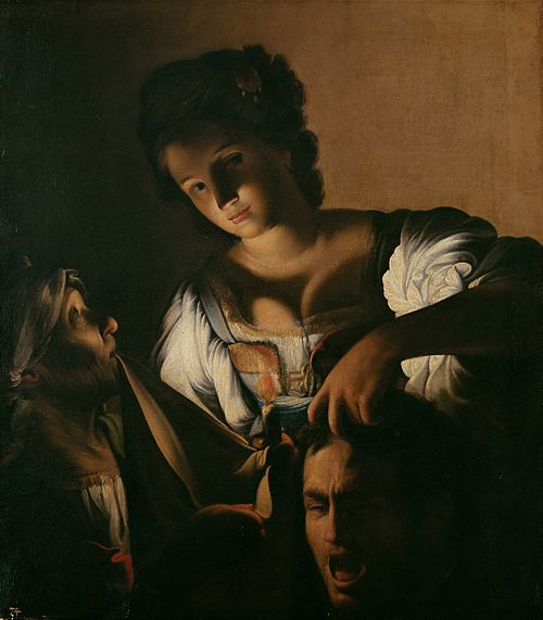 Judith tenant la tête de Holopherne, 1617, Carlo Saraceni