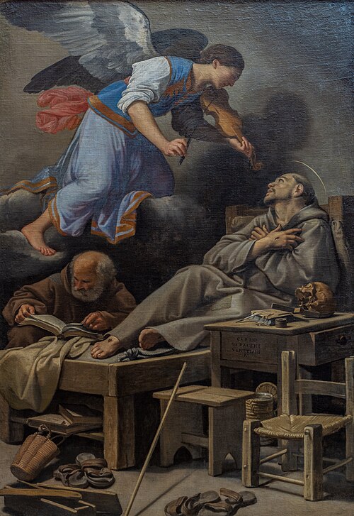Vision of Saint Francis, 1615, Carlo Saraceni