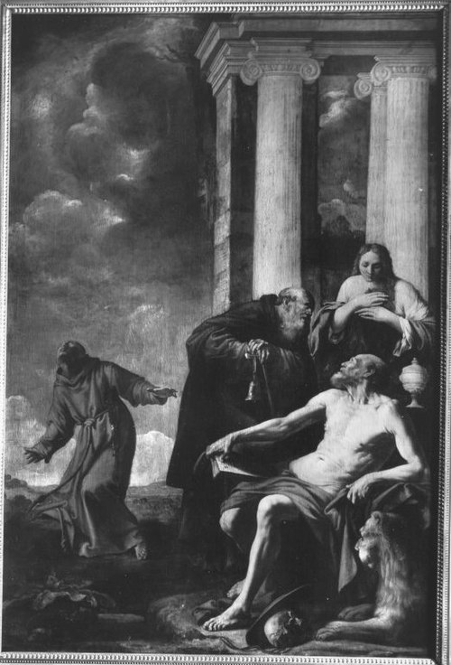 Hll. Hieronymus, Magdalena, Antonius und Franziskus, 1600, Carlo Saraceni