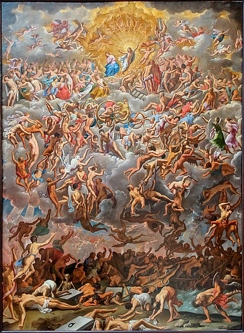 Le Jugement dernier, 1700, Carlo Saraceni