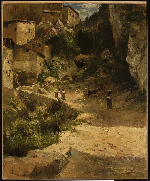 Landscape from Antakya, , Theodor Blache