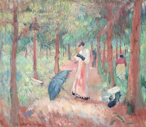The pink avenue, 1912, Rik Wouters