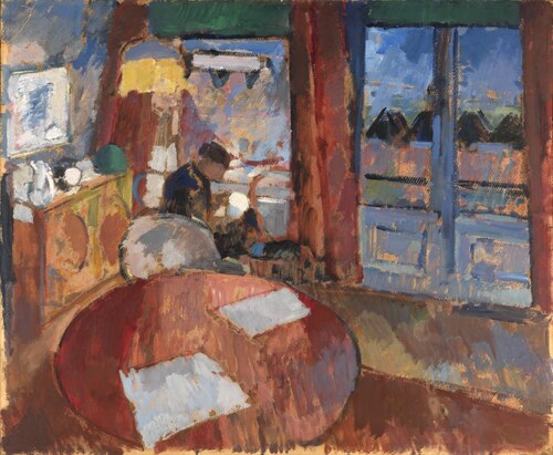 Interior with Embroiderer, 1915, Rik Wouters
