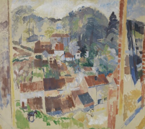 Open Window on Bosvoorde, 1914, Rik Wouters