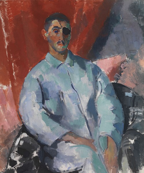 Self-Portrait in a Black Eyepatch, 1915, Rik Wouters