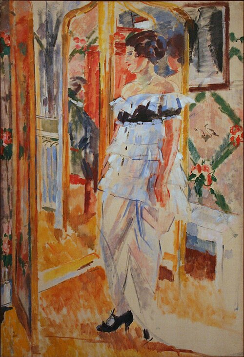 Portret van mevrouw Giroux, 1912, Rik Wouters
