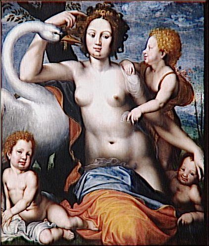 Leda, 1550, Vincent Sellaer