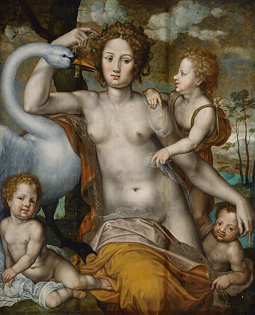 Leda and the Swan, , Vincent Sellaer