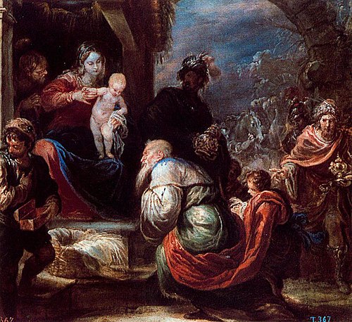 The Adoration of the Magi, 1650, Francisco Rizi