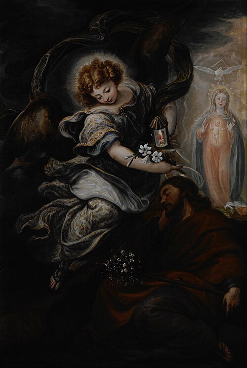 The Dream of St. Joseph, 1665, Francisco Rizi