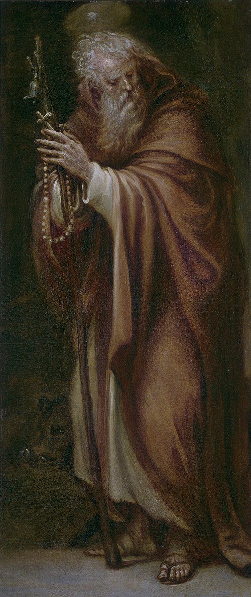 San Antonio Abad, 1665, Francisco Rizi