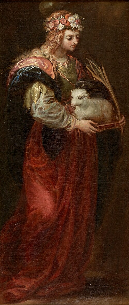 Santa Inés, 1665, Francisco Rizi