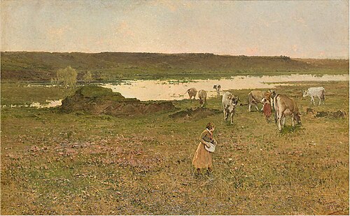 Erica in fiore, 1906, Achille Formis