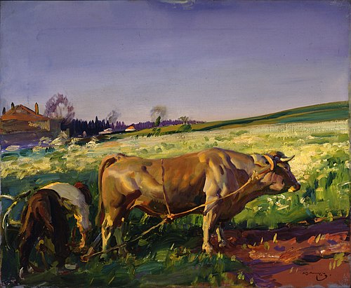 A June Evening in The Jura, 1910, Alfred Munnings